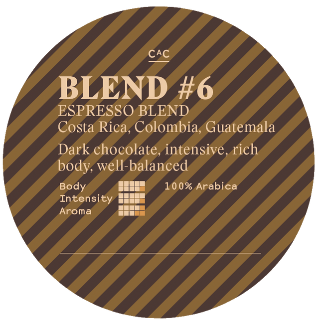 CaC Blend #6, Espresso Blend