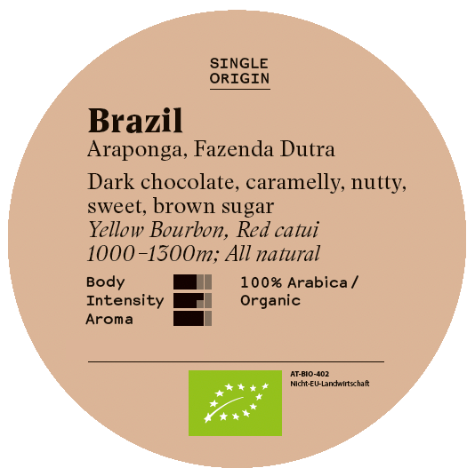 Brazil, Araponga, Fazenda Dutra, BIO