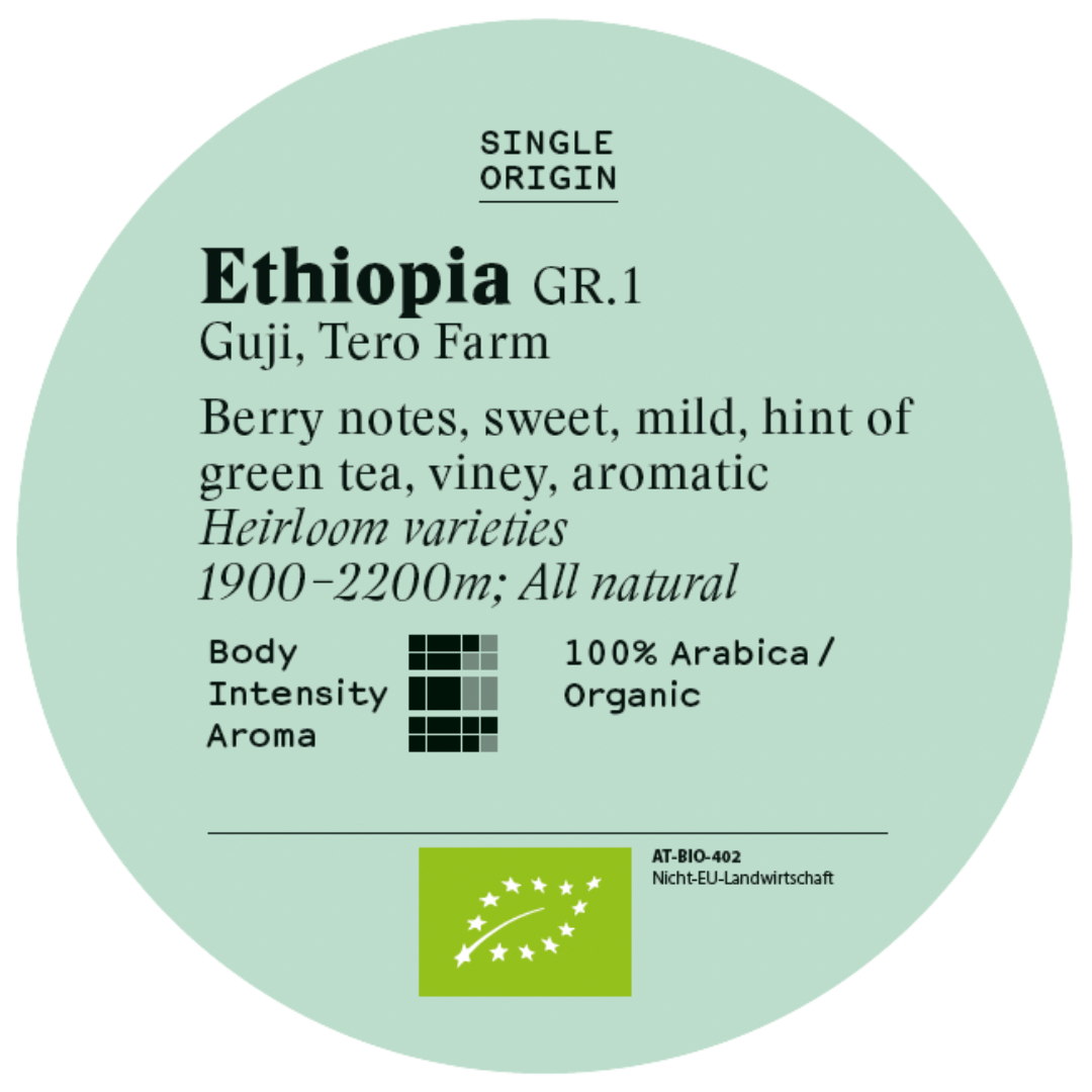 Ethiopia, Guji, Tero Farm, BIO